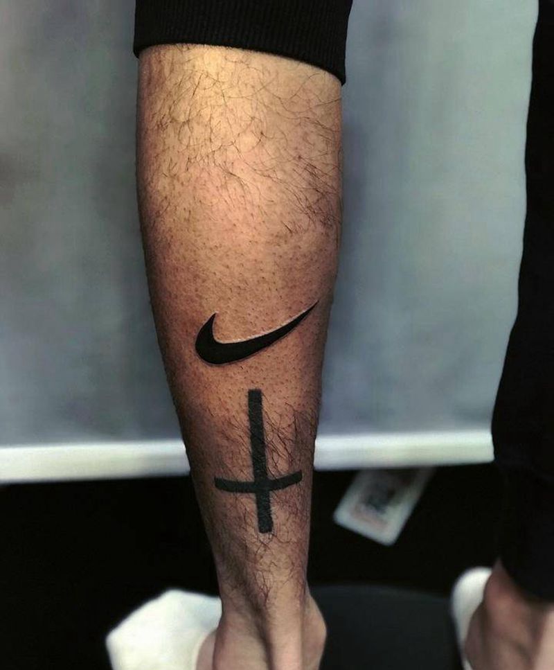 小清新纹身图片_脚部纹身图案