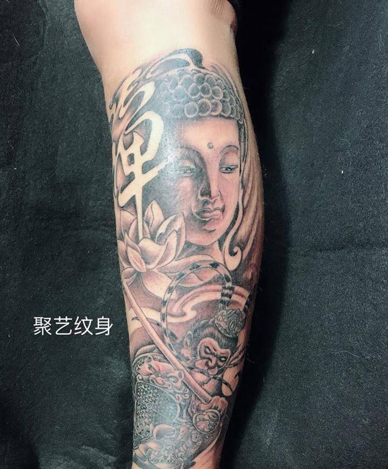 大圣如来纹身图片_