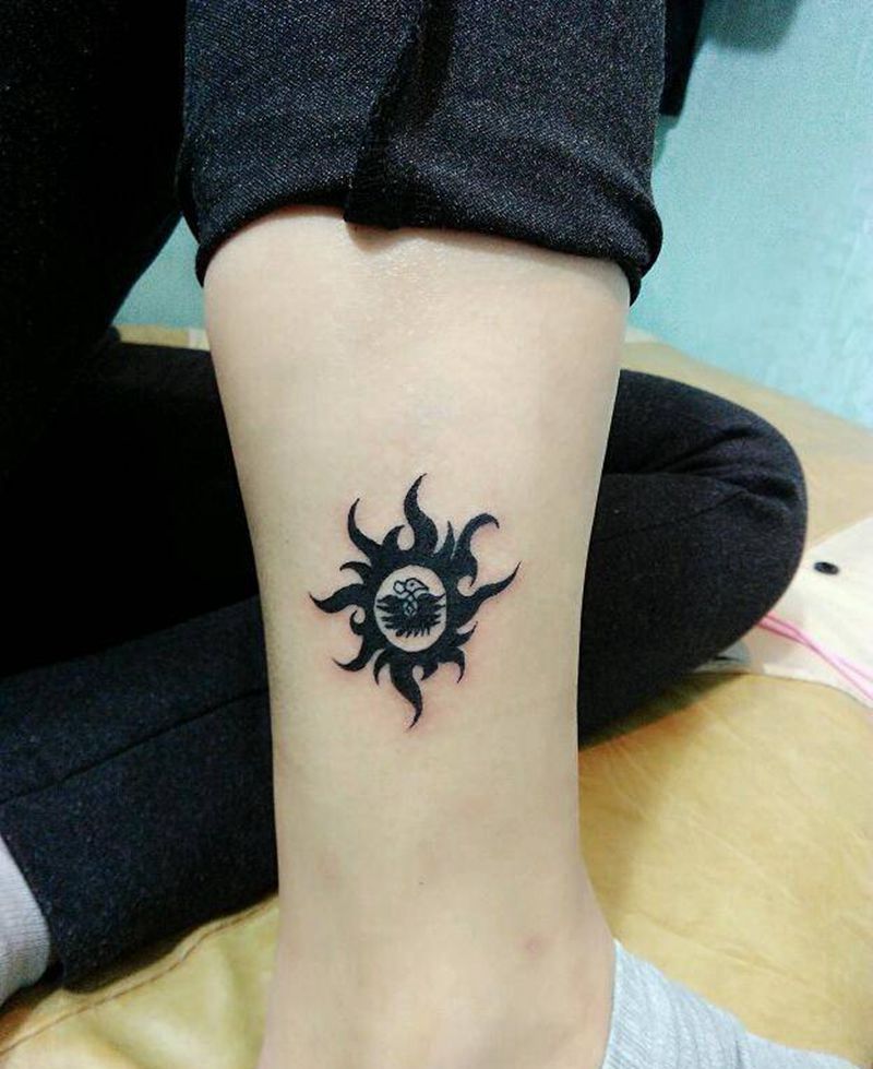 清新小图腾纹身图片_成品纹身图案