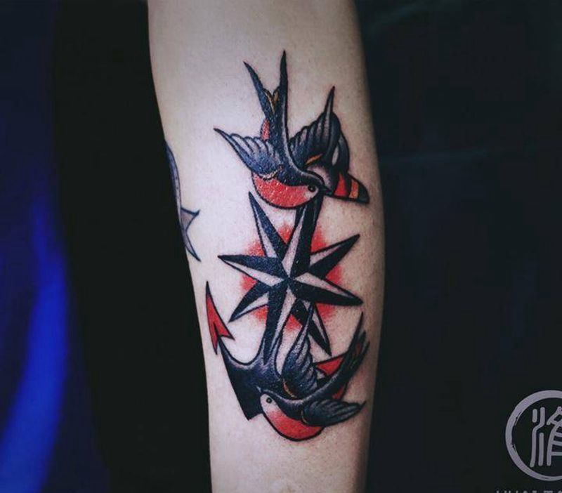 Old school纹身图片_