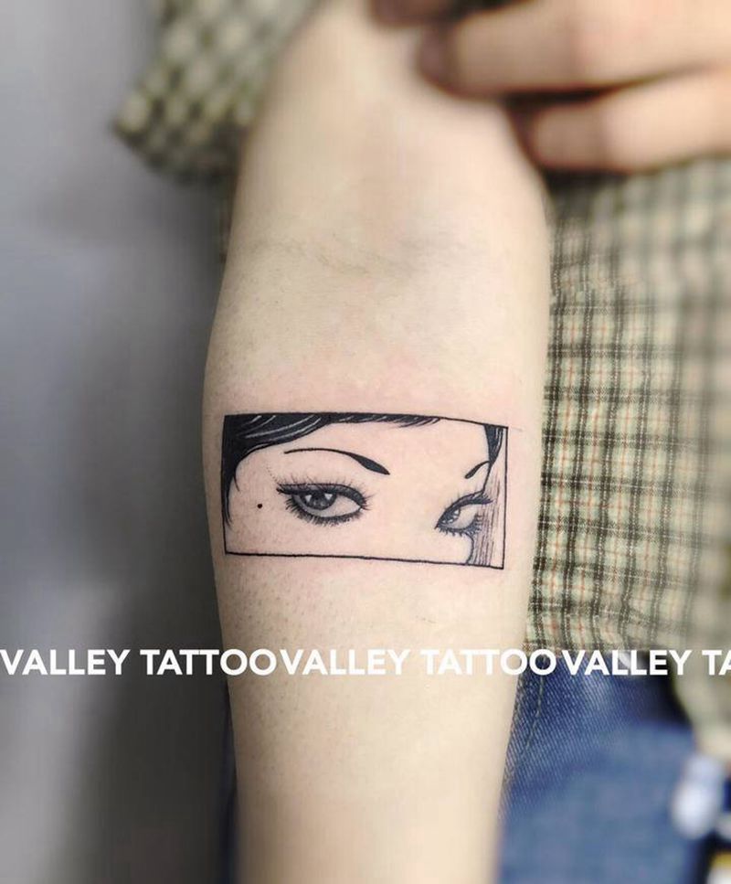 网红 富江纹身图片_手臂纹身图案