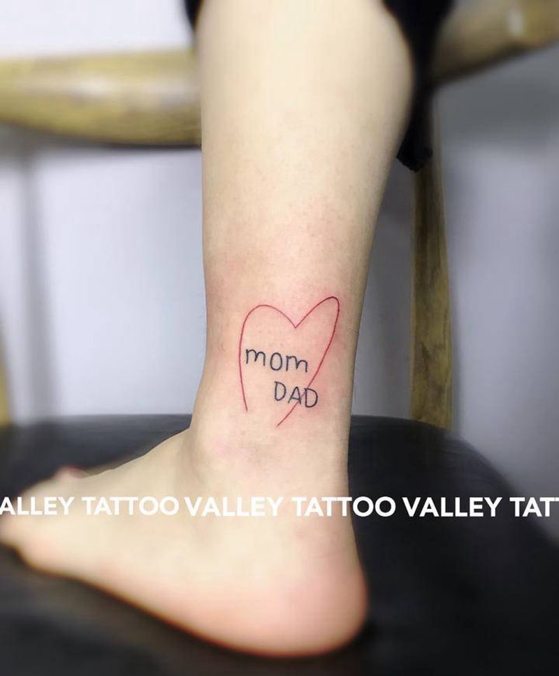 纪念纹身图片_脚部纹身图案