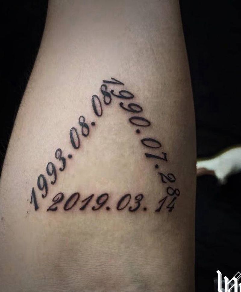 纪念日纹身图片_手臂纹身图案