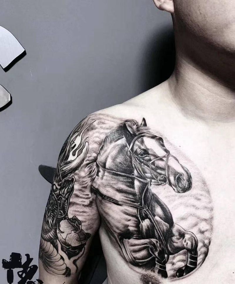 欧美作品纹身图片_欧美写实纹身图案