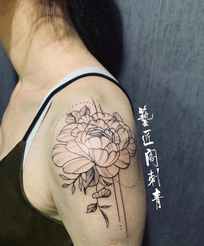 素花纹身图片_手臂纹身图案