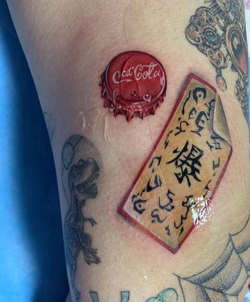 起爆符纹身图片_手臂纹身图案