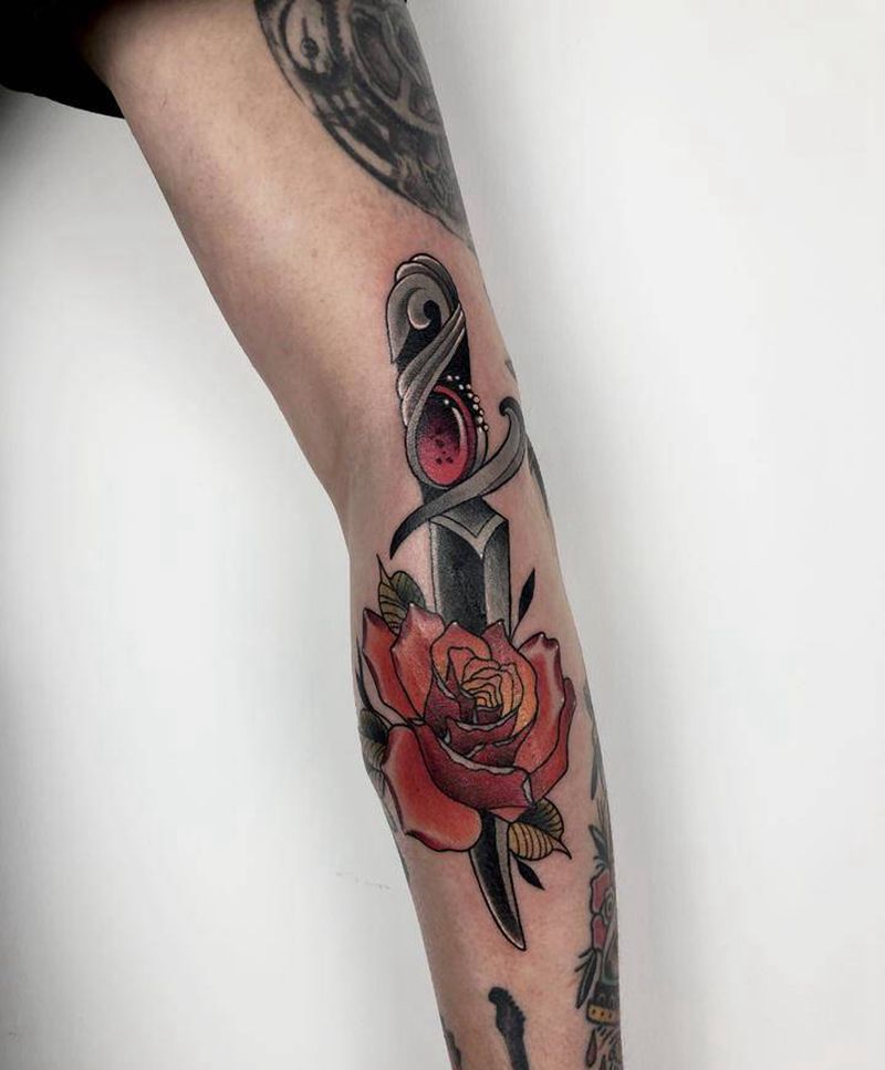 New school纹身图片_手臂纹身图案