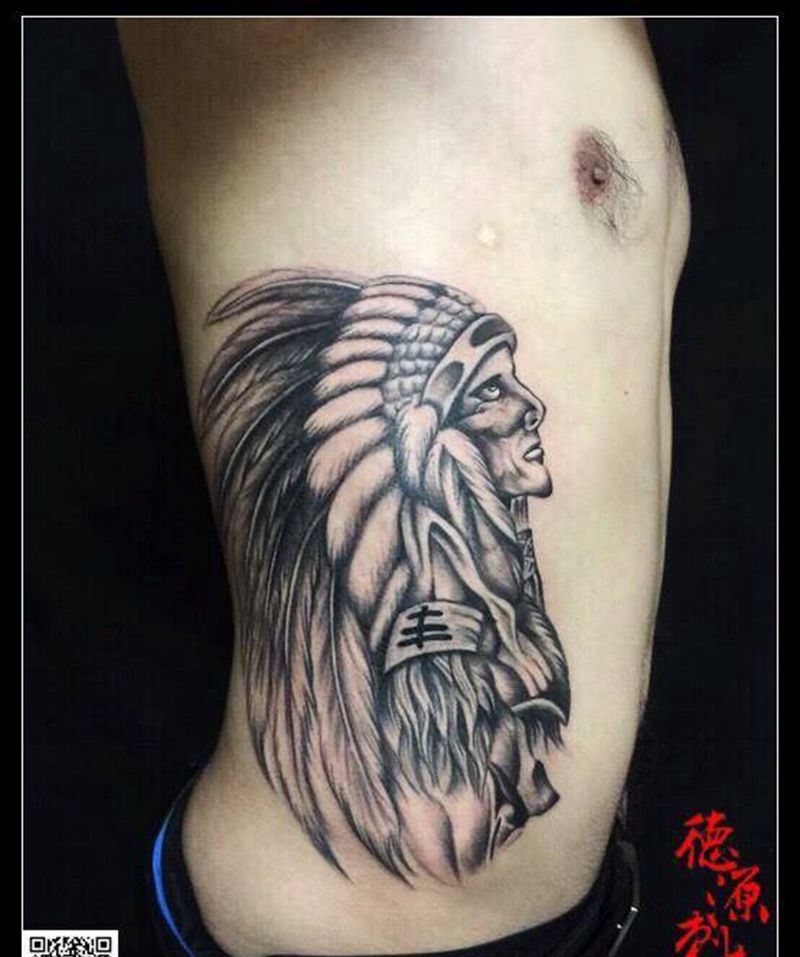 印第安纹身图片_