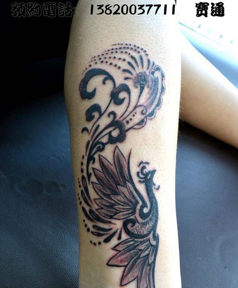 凤纹身图片_