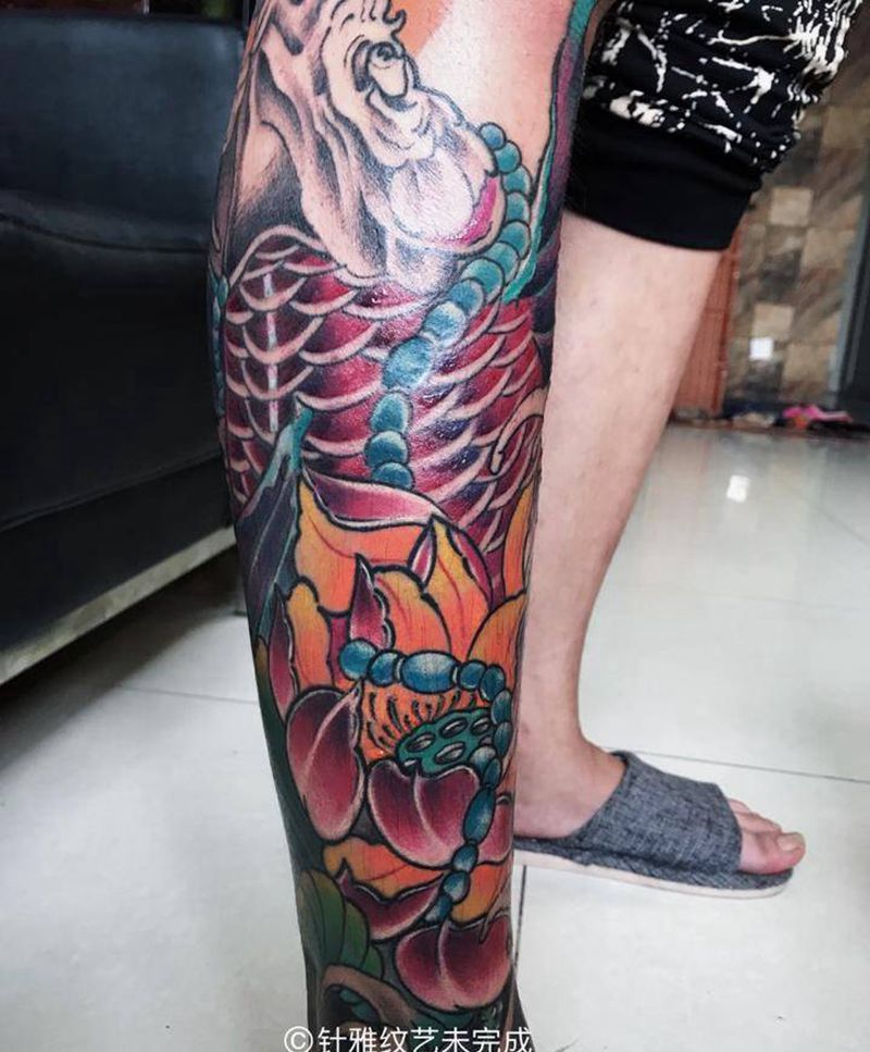 包腿鱼纹身图片_