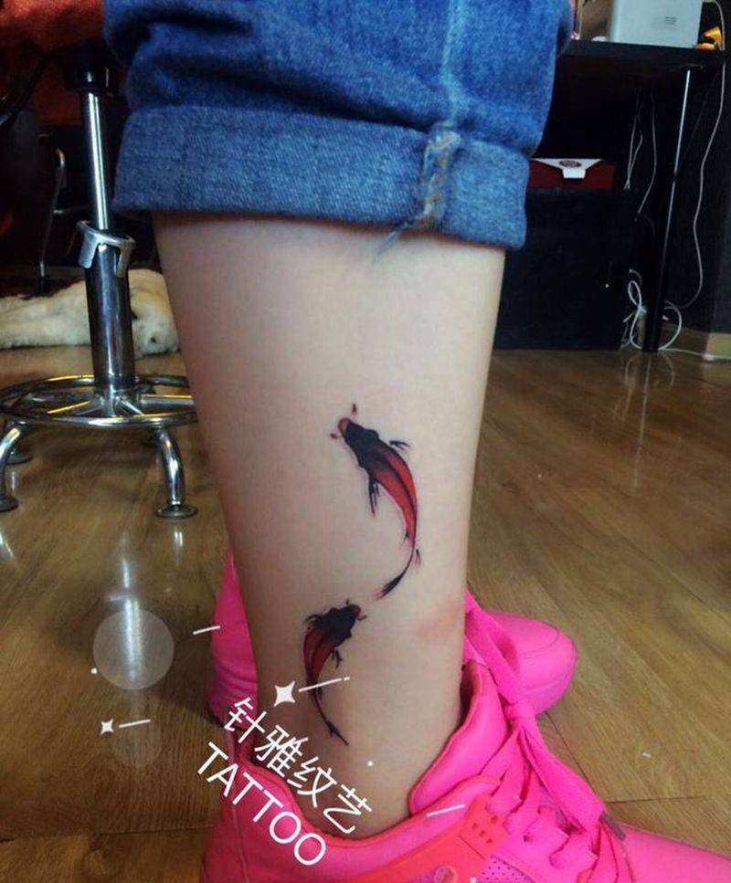 小清新一枚纹身图片_