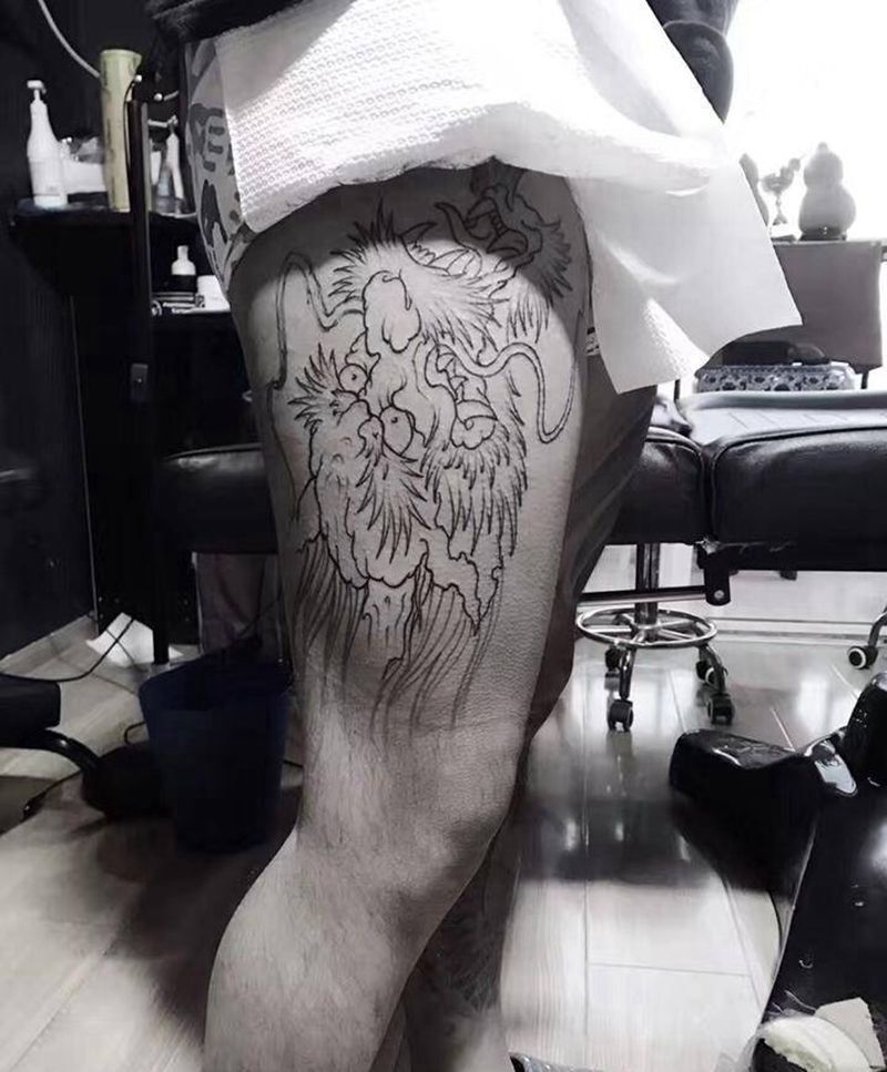 龙头纹身图片_