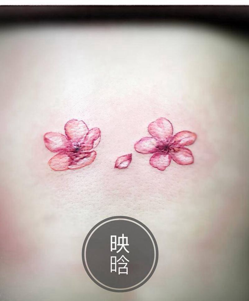樱花纹身图片_