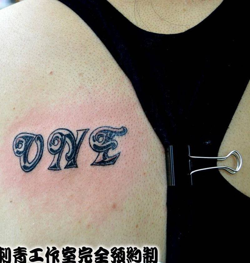 小字母纹身图片_