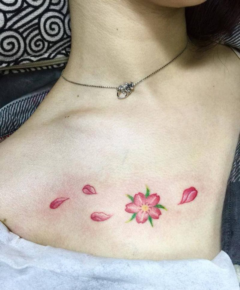 樱花纹身图片_