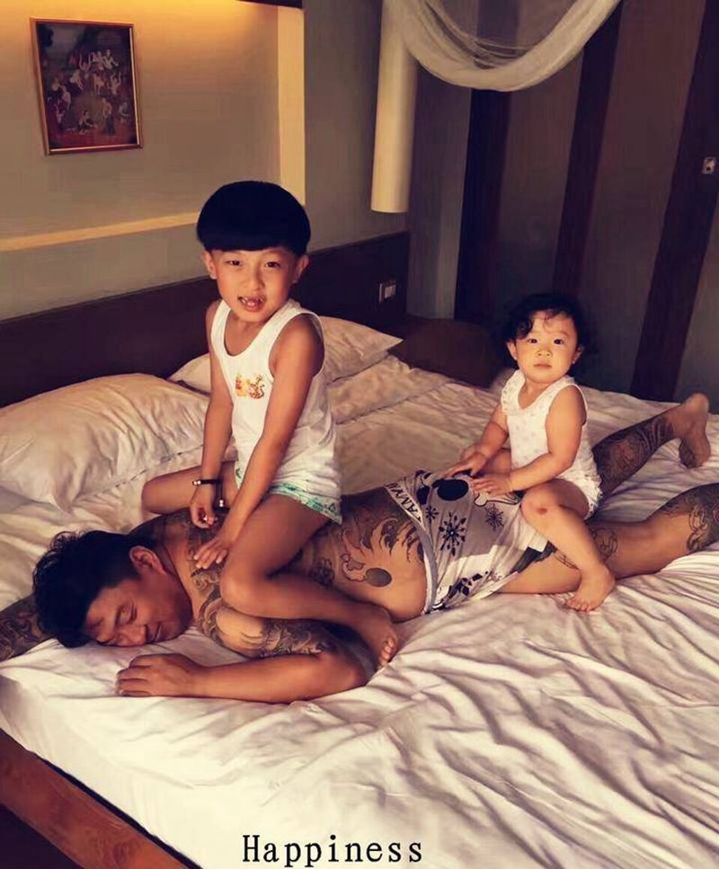 纹身爸爸纹身图片_