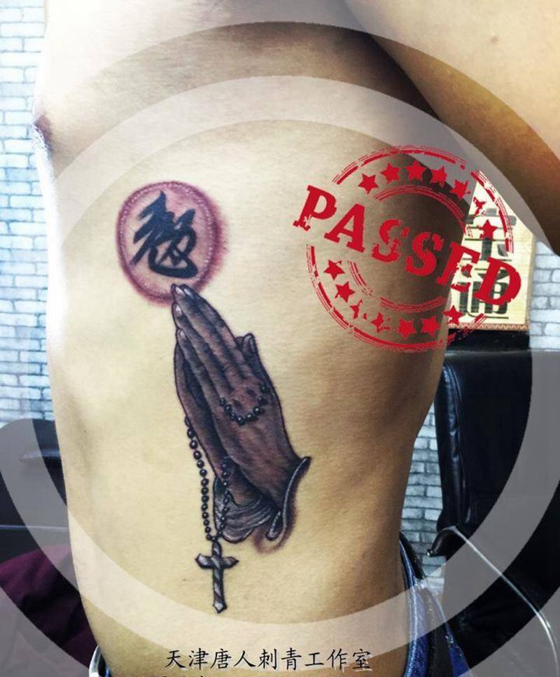 十字架纹身图片_