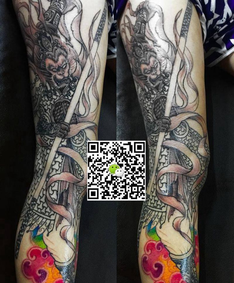 大圣未完待续纹身图片_