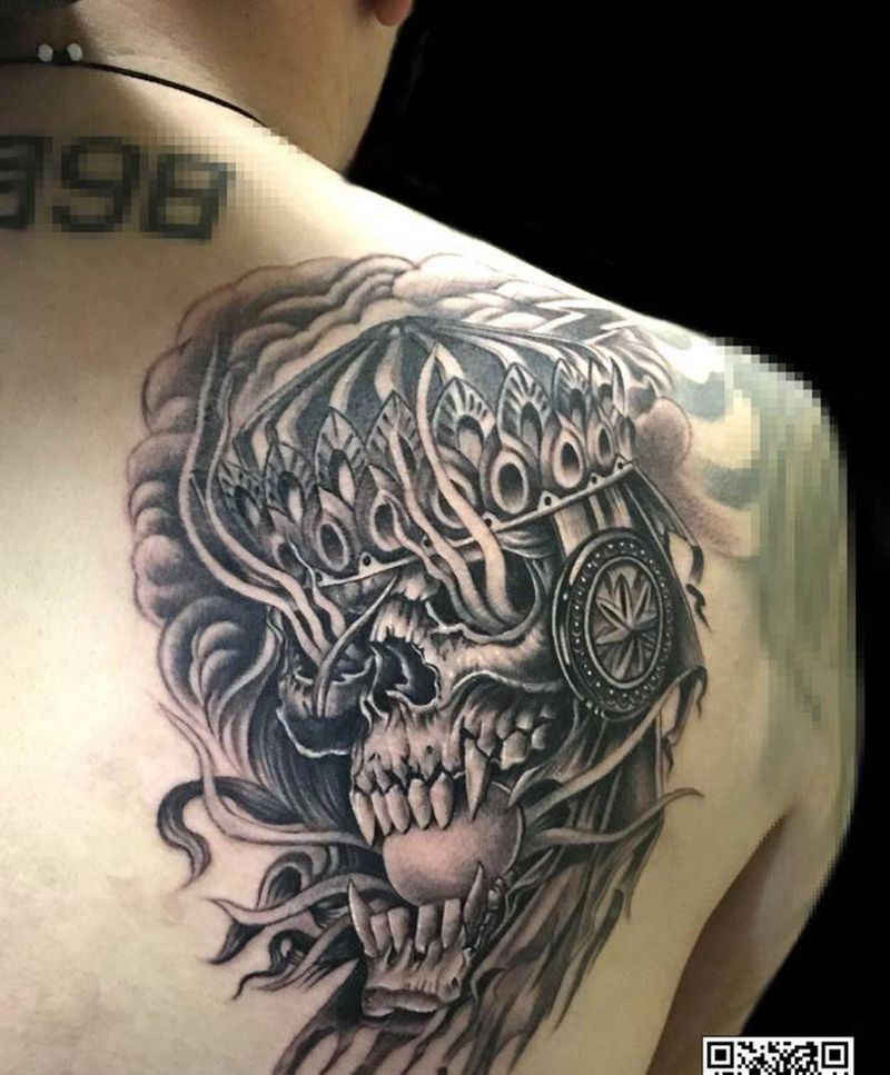 暗黑风格纹身图片_