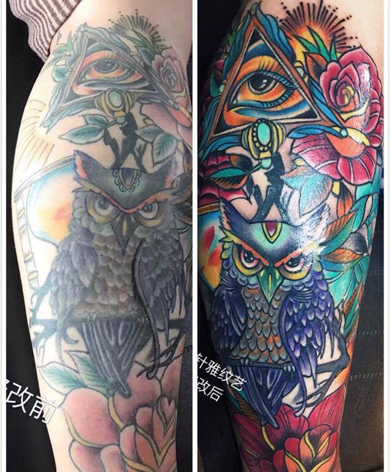 修改作品纹身图片_