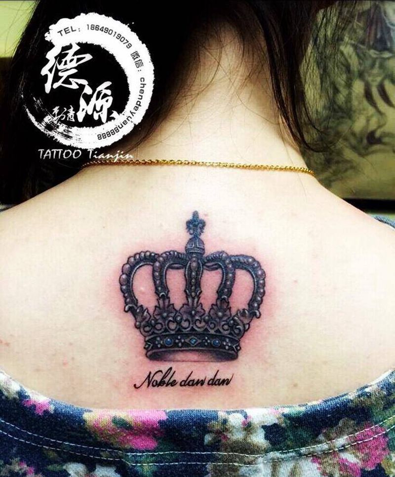 皇冠纹身图片_成品纹身图案