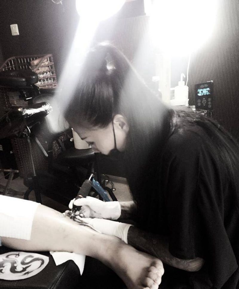 图腾龙纹身图片_