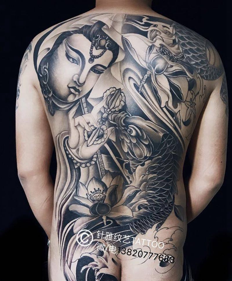 未完成纹身图片_