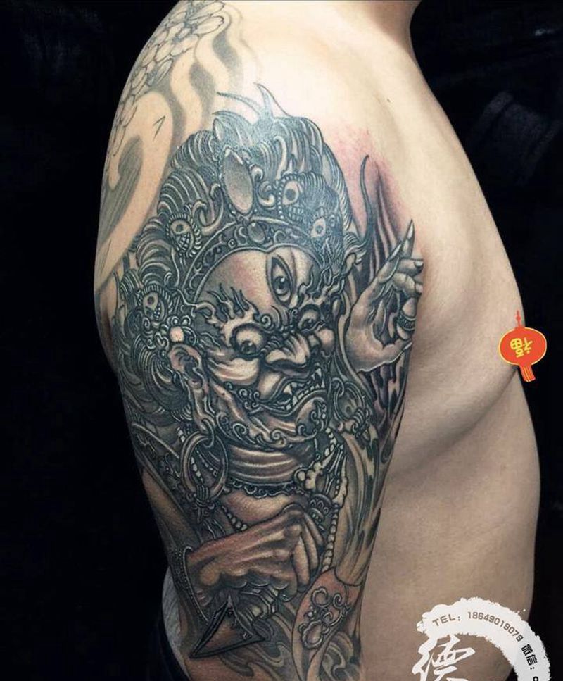 大黑天纹身图片_