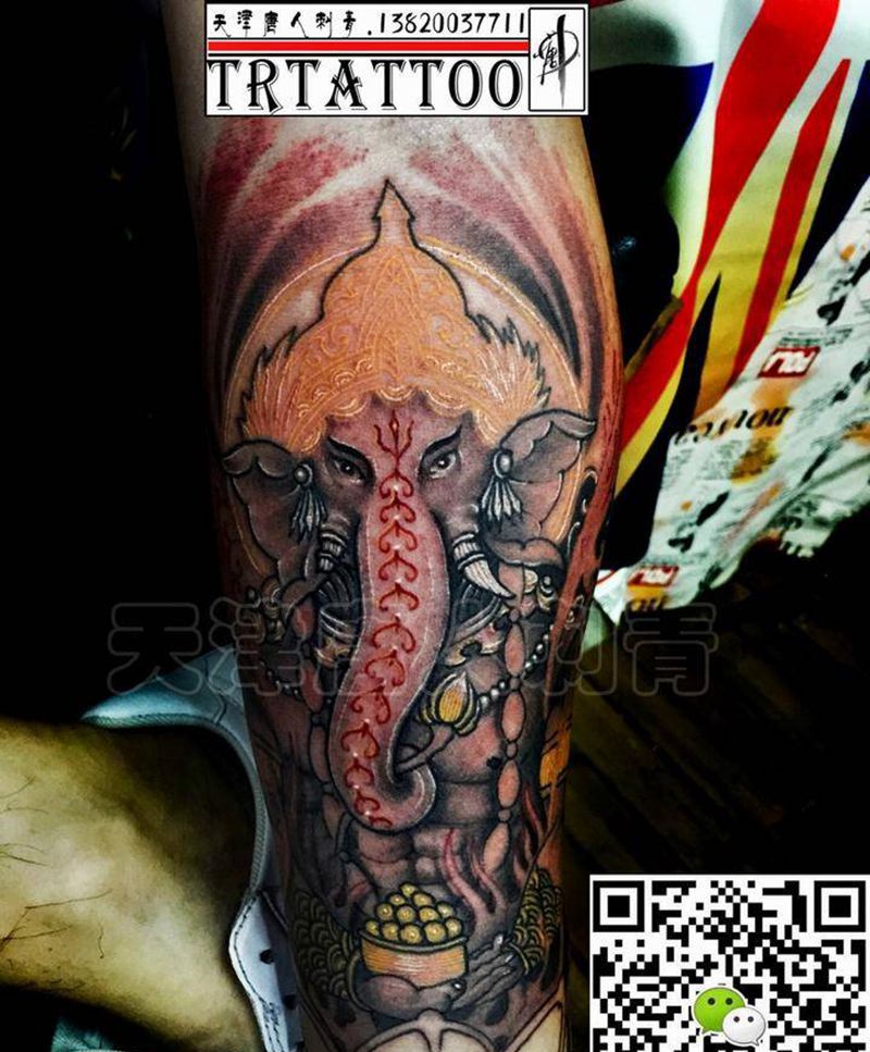 格涅沙未完待续纹身图片_