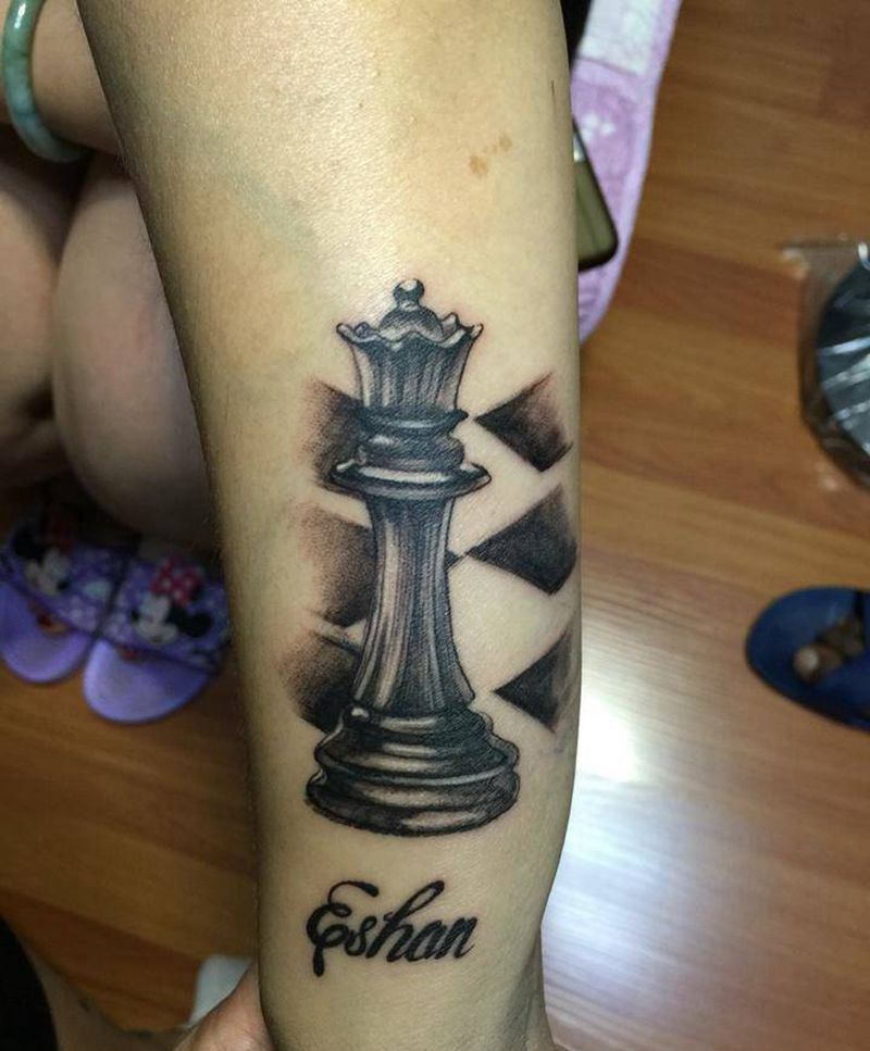 国际象棋纹身图片_