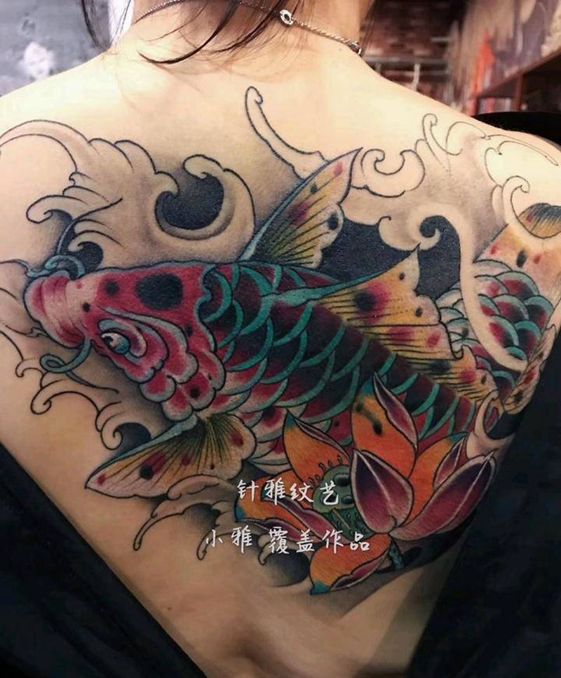 覆盖失败纹身纹身图片_肩部新传统纹身图案