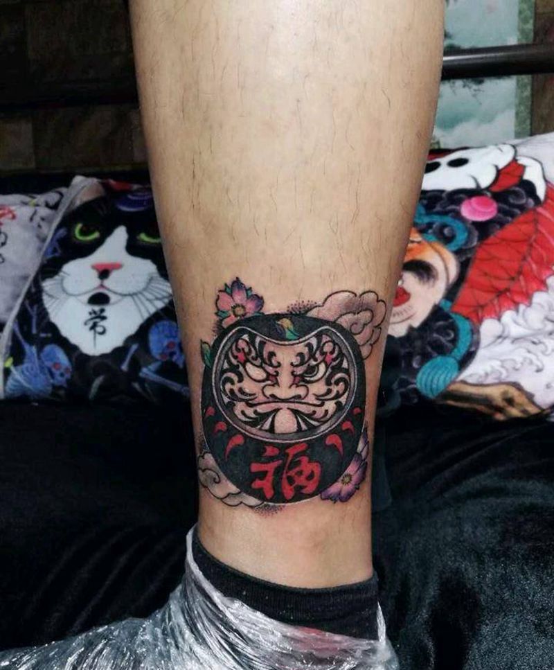 达摩蛋纹身图片_