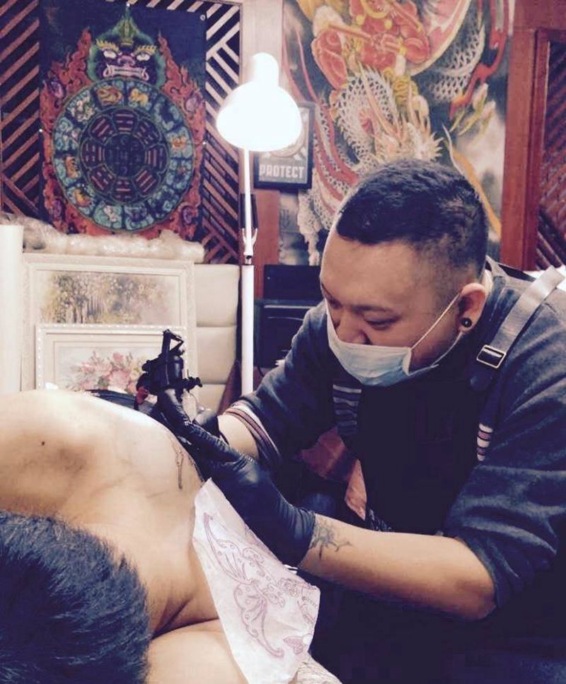 工作照纹身图片_