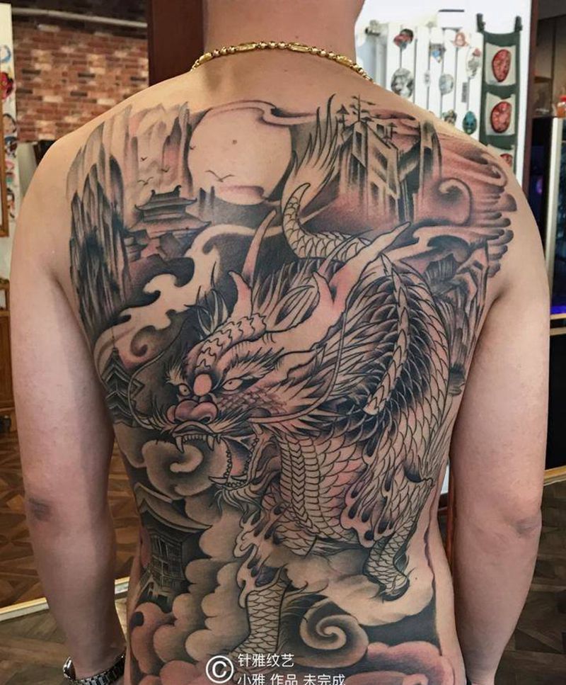 未完成。纹身图片_