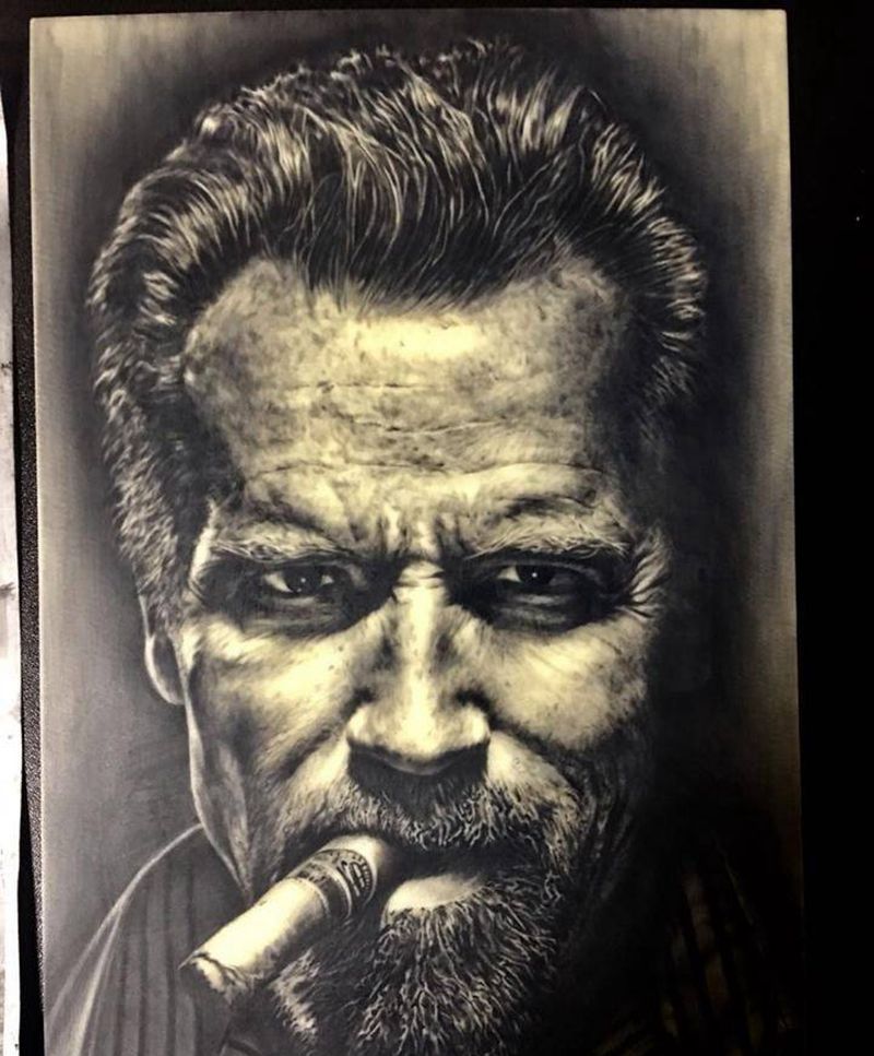 唐人刺青席老师纹身图片_