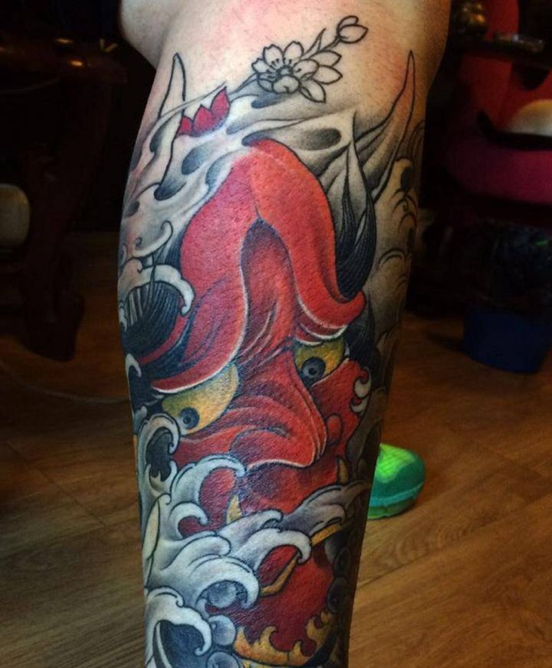 先做到这把麻药效果纹身图片_