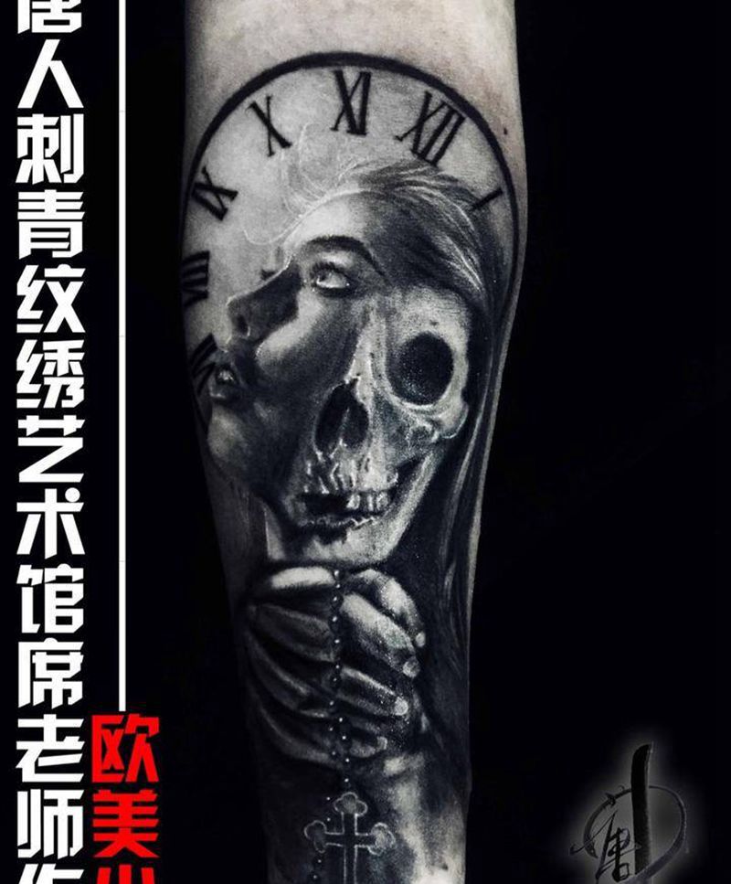 欧美写实纹身图片_