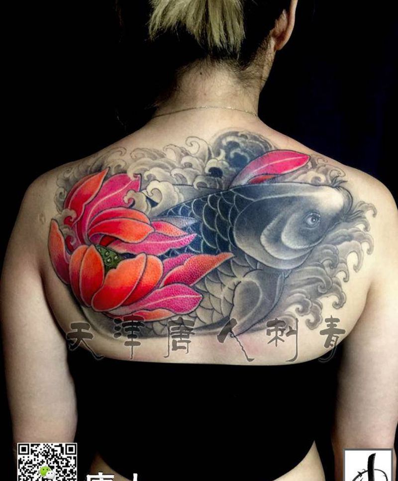 遮盖完工纹身图片_