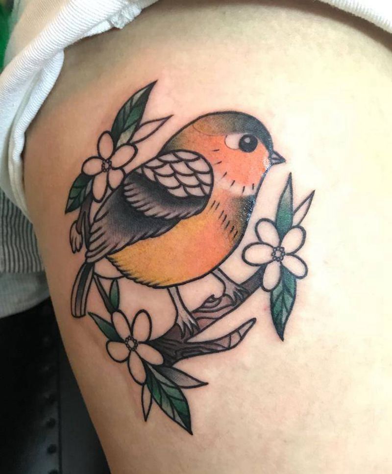 小liao纹身图片_腿部New School纹身图案