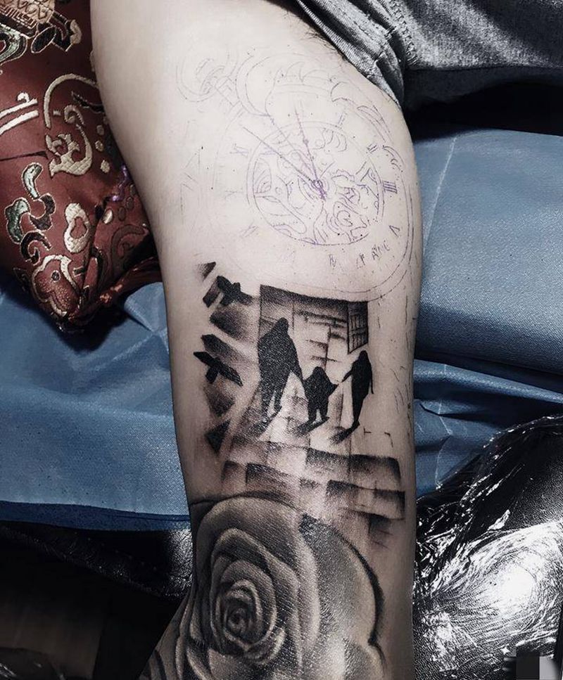 欧美写实纹身图片_