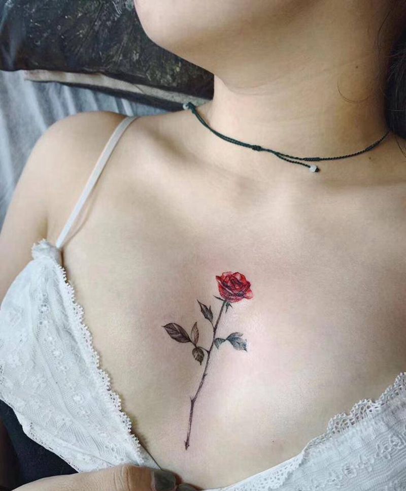 胸里的秘密㊙️纹身图片_