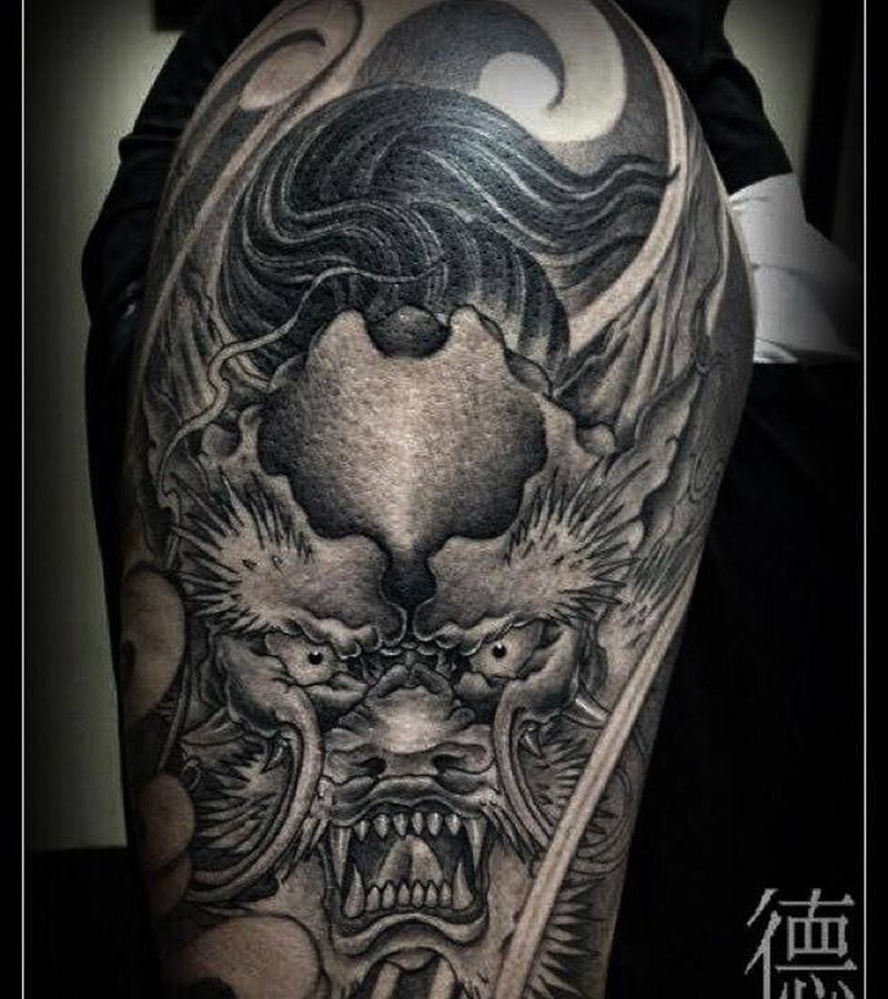 龙纹身图片_成品纹身图案