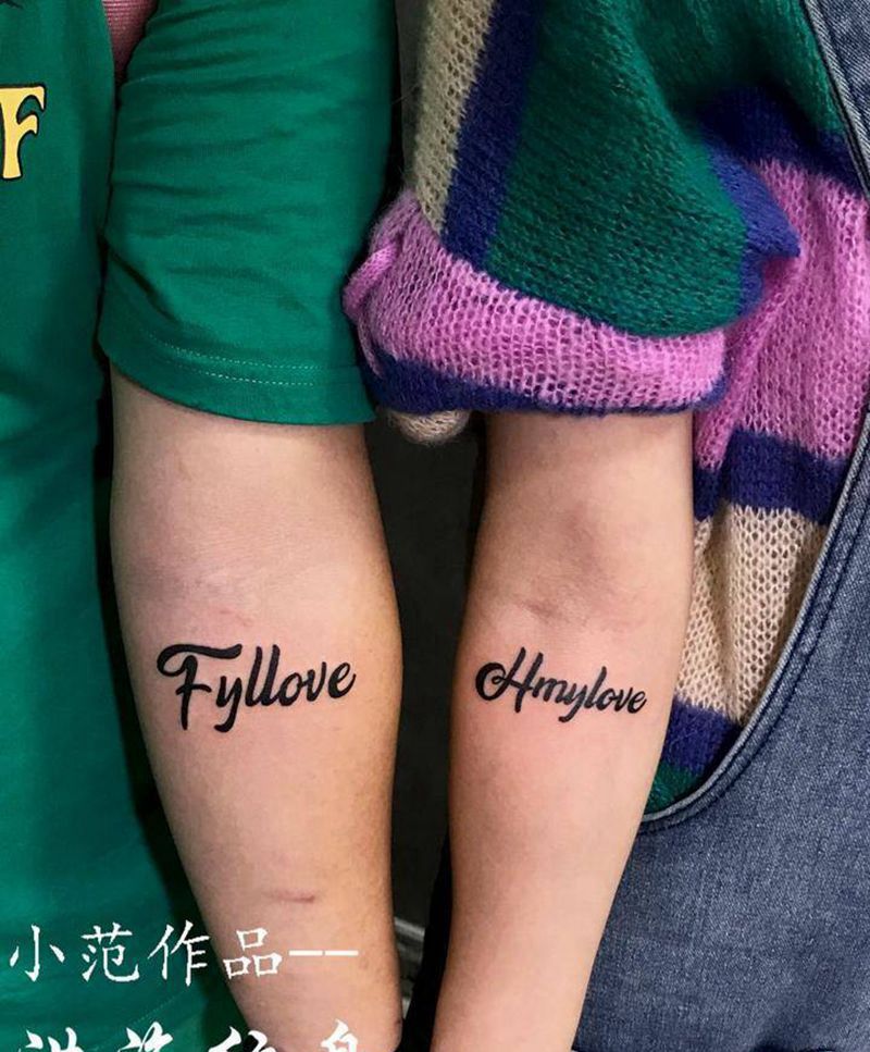 情侣纹身纹身图片_