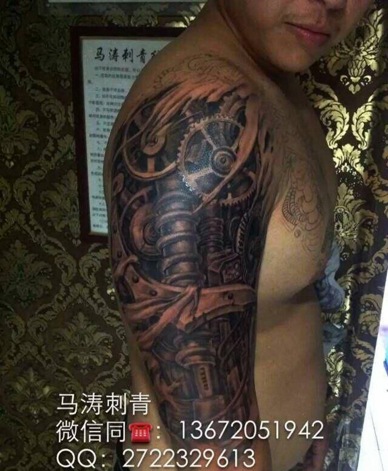 马涛刺青纹身图片_