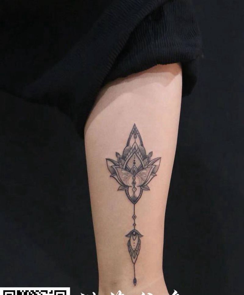 梵花小辉作品纹身图片_成品颈部手臂静物纹身图案