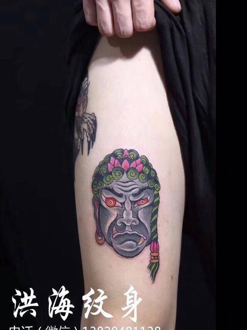 不动明王纹身图片_