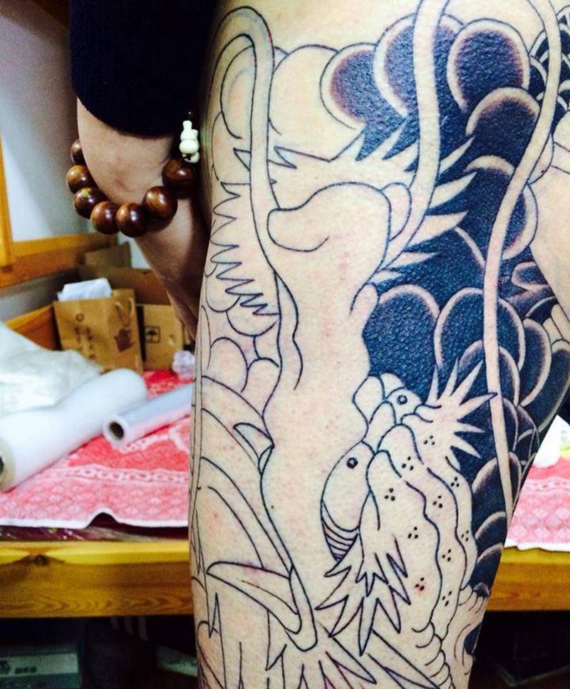 都是未完成的作品纹身图片_