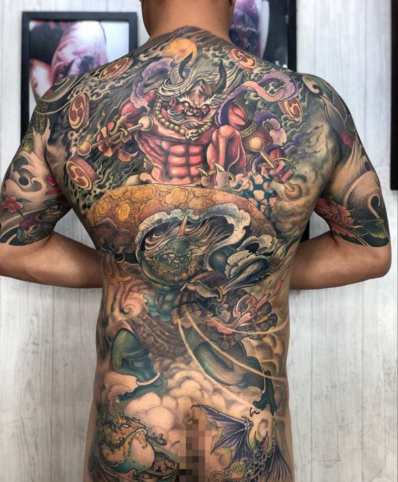 风神与雷神金蟾蝙蝠