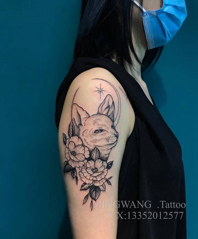 素图纹身图片_手臂点刺纹身图案