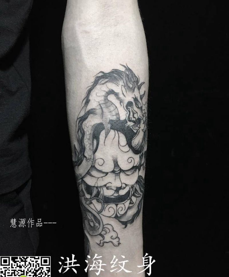 小般诺纹身图片_手臂纹身图案